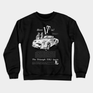 TRIUMPH TR2 - advert Crewneck Sweatshirt